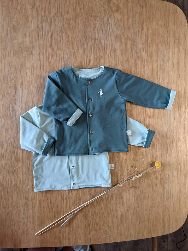 Casaco reversível por atacado de P'tit Pingouin