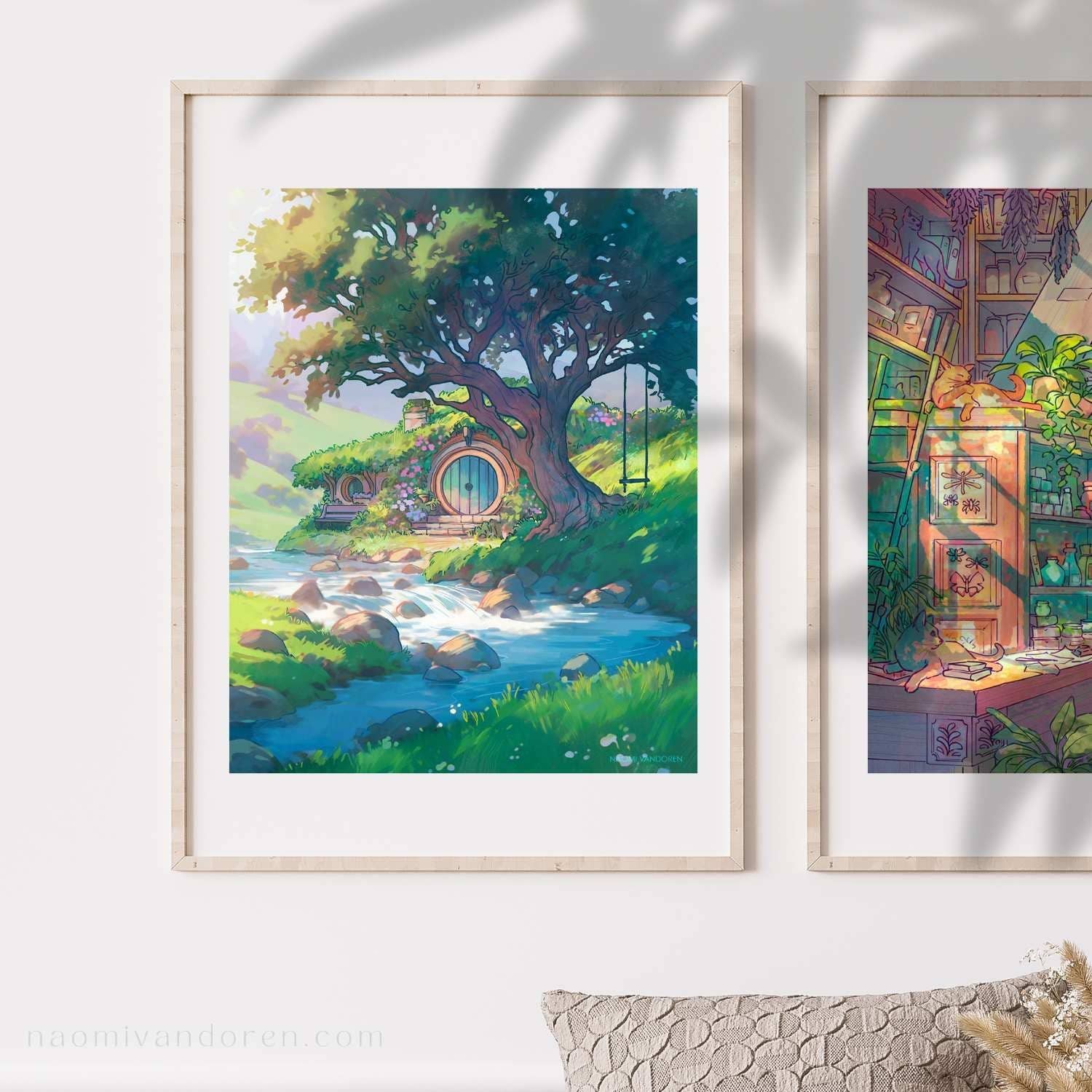 Naomi VanDoren Studio – wholesale Art print – Green Meadows - Art Print4