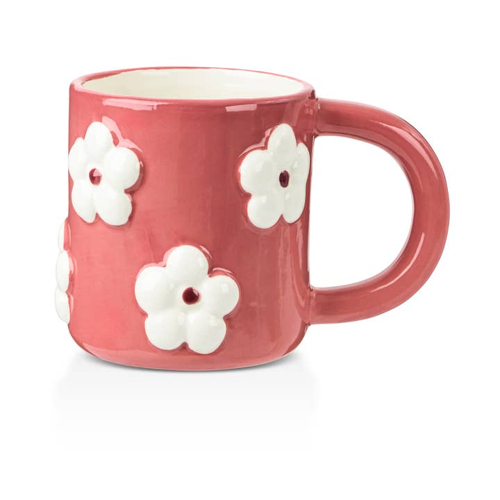 18oz 3D Floral Mug for wholesale by Core Home