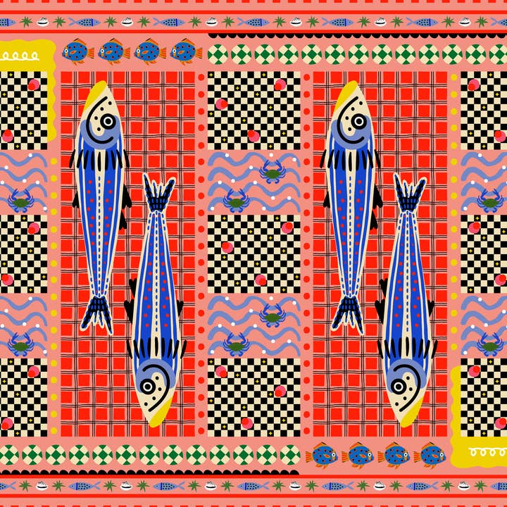 Wrap de sardines pour la vente par Mur by Ayca