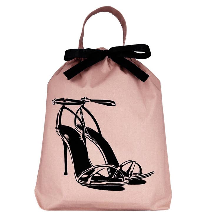 Shoe Bag, High Heel Sandal – Pink/Blush for wholesale by Bag-all Europe