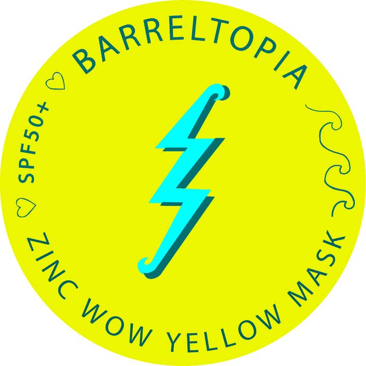 Barreltopía - Venta al por mayor Protector solar - Zinc Barreltopía - Crema solar SPF50+ Amarillo