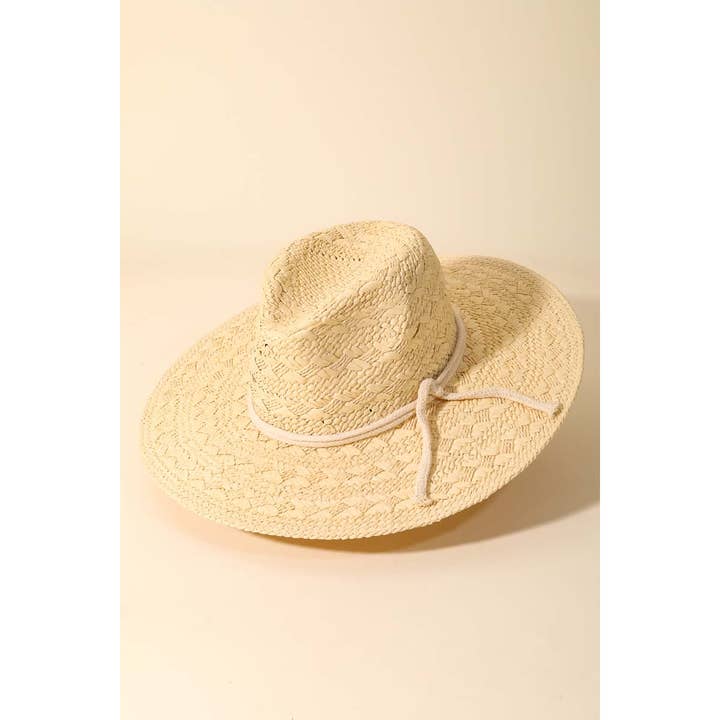 Anarchy Street - Wholesale Straw Hat - Women's - Straw Weave Rope Strap Sun Hat
