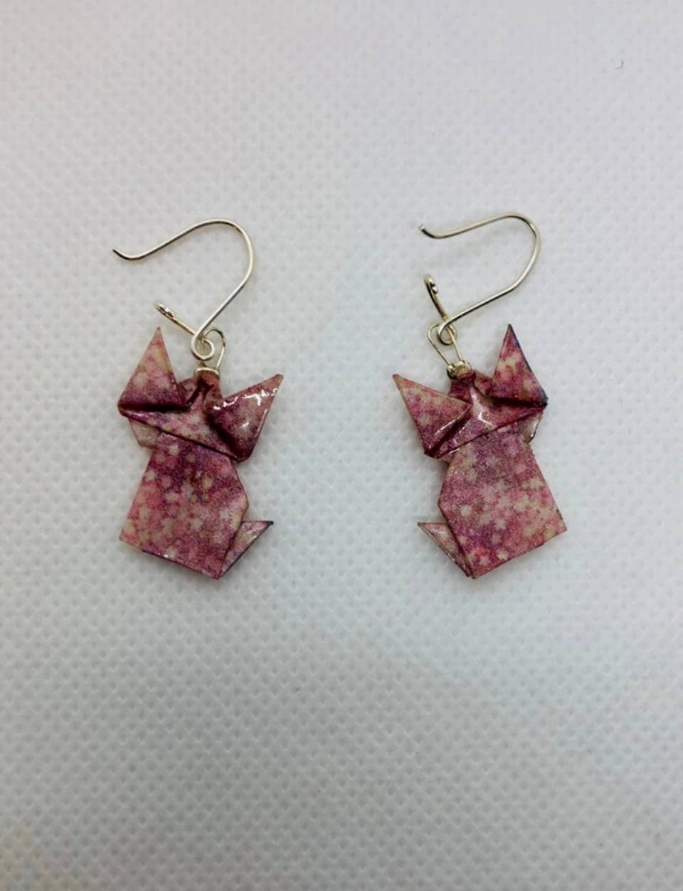 L'éco maison décoration - Wholesale Dangle Earrings - Origami cat earrings11