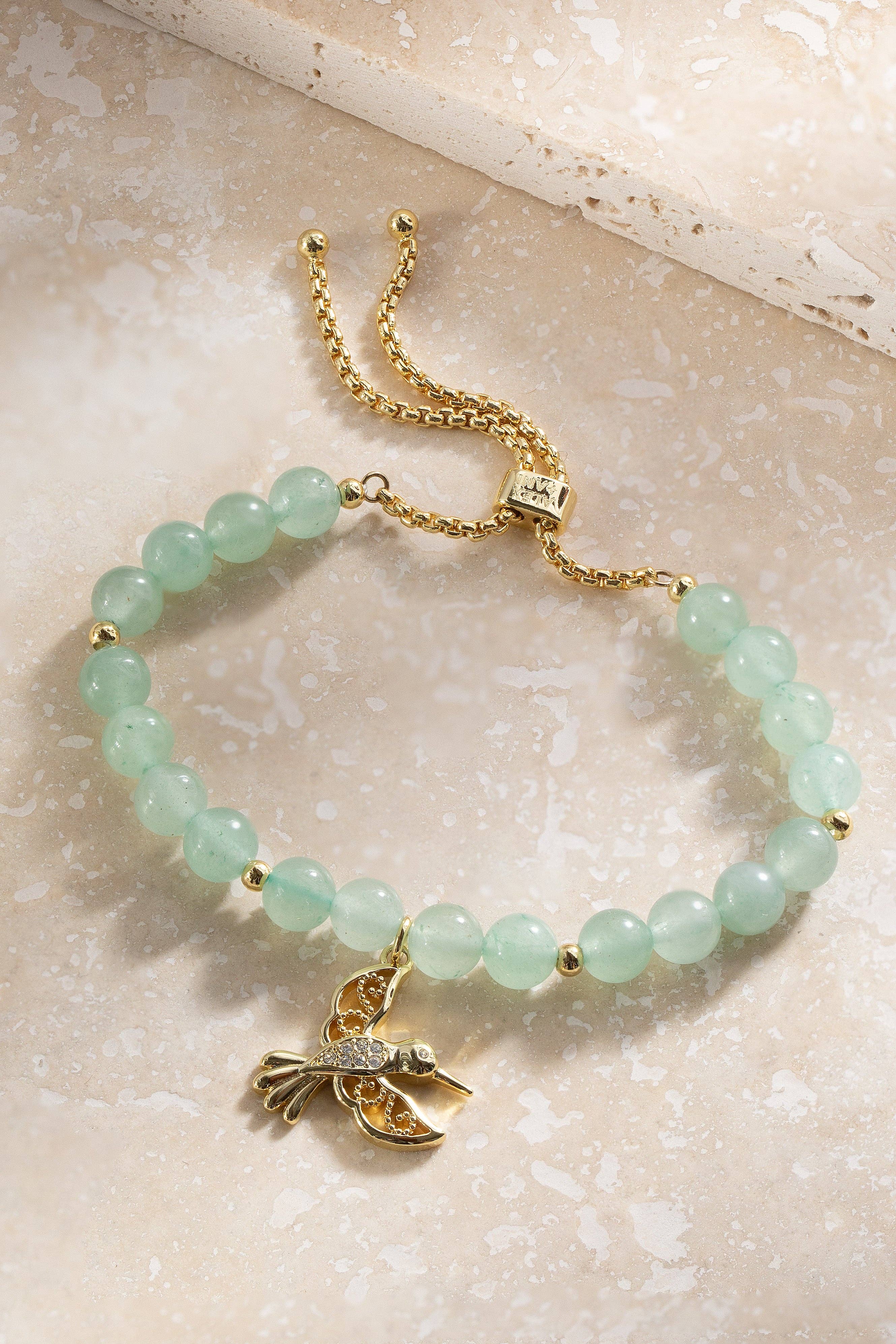 Alex and Ani - Wholesale Charm/Dangle Bracelet - Hummingbird Gemstone Bolo Bracelet3