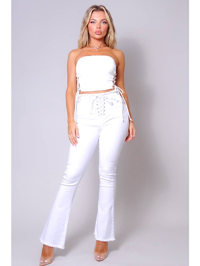 CEFIAN FASHION - Wholesale Blouse - Women's - SHE GOT TIES TUBE TOP2