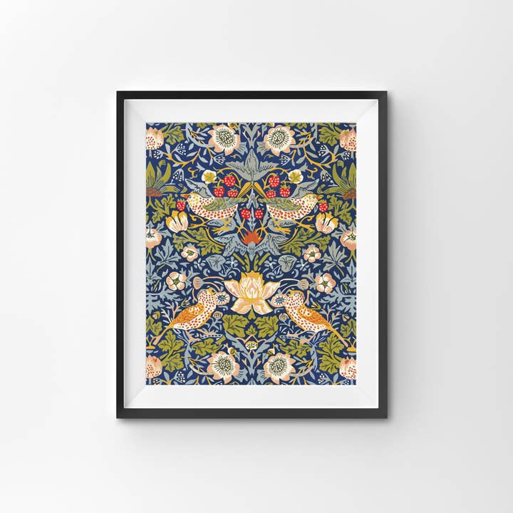 Winnie's Picks - Wholesale DIY Craft Kit - Strawberry Thief, by William Morris - 2025 Decor Paint by Numbers1