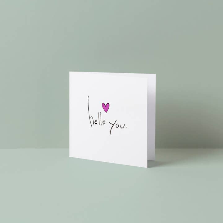 The Gnat - Wholesale Everyday Greeting Card - Hello You. teeny card