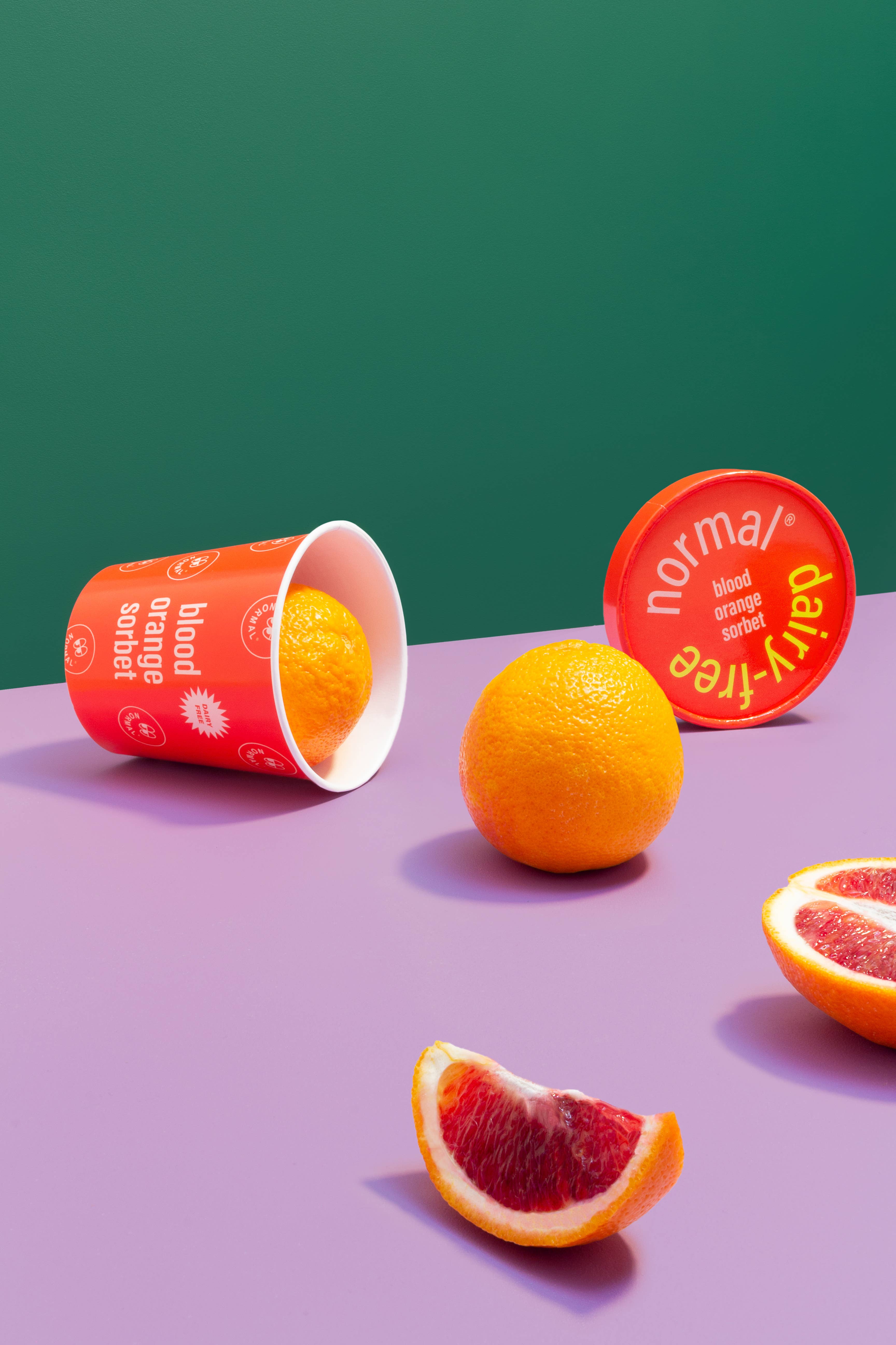 normal® ice cream – wholesale Glass/Sorbet – blodapelsinsorbet1