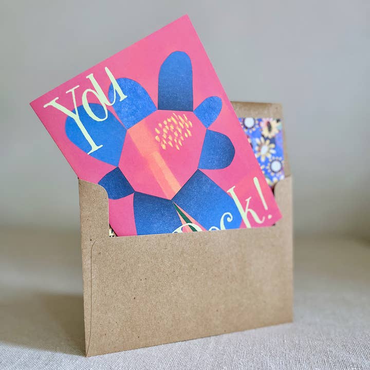 Renée Stramel - Wholesale Everyday Greeting Card - A7 Greeting Card • You Rock!3