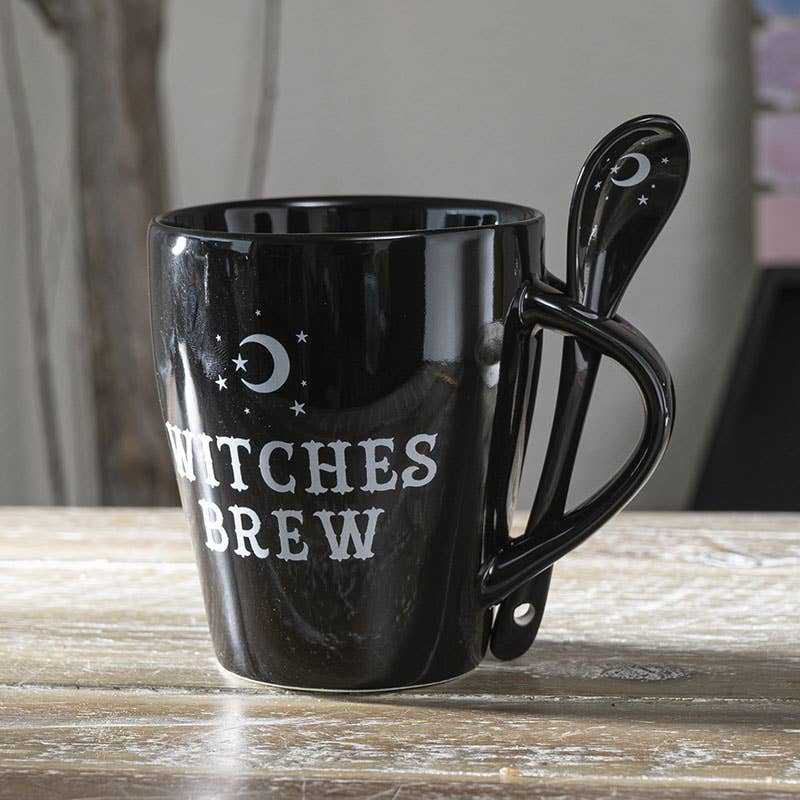 Pacific Trading – wholesale Coffee mug – Witches Brew Mug and Spoon Set1