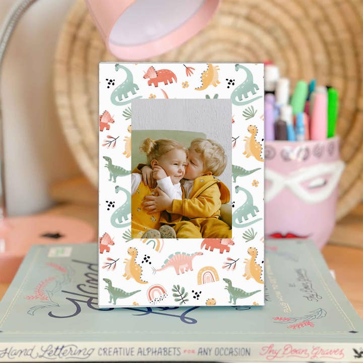 Clairmont & Co - Wholesale Picture Frame - Kids & Baby - Mini Frame-Dinosaur Nursery Pattern1
