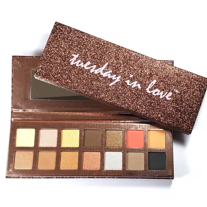 Nude Earth Halal Eye Shadow Palette for wholesale by Tuesday in Love