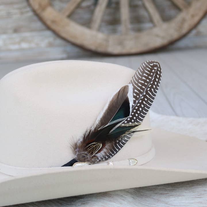 Willow Lane Hat Co. - Vendita all'ingrosso Accessori per cappelli - Donna - Cappello in piuma Accent - Durango
