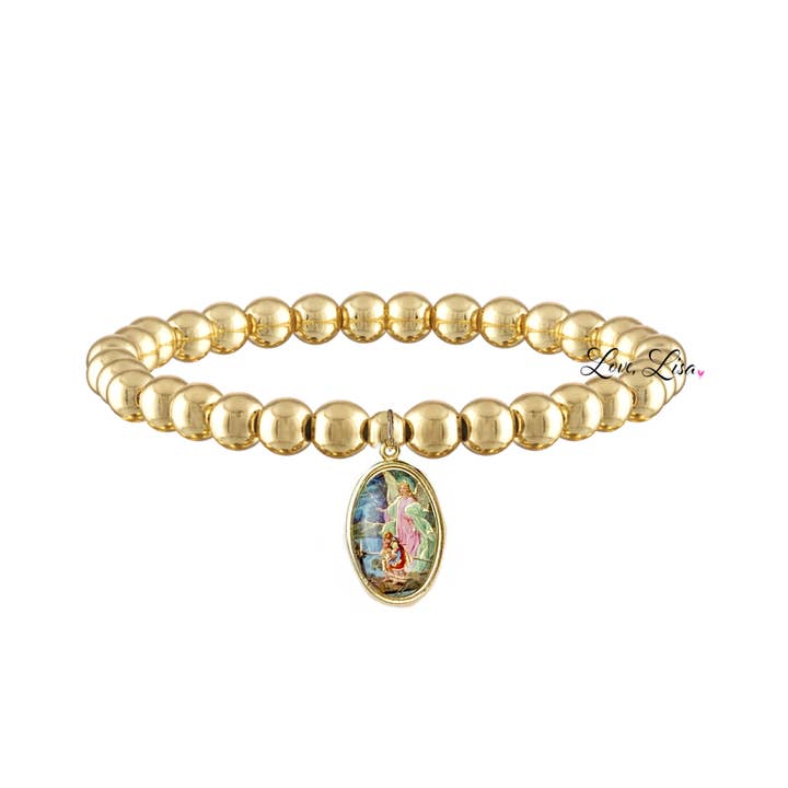 Love, Lisa - Venta al por mayor Pulseras de abalorios/colgantes - Increíble pulsera con cuentas de ángel guardián