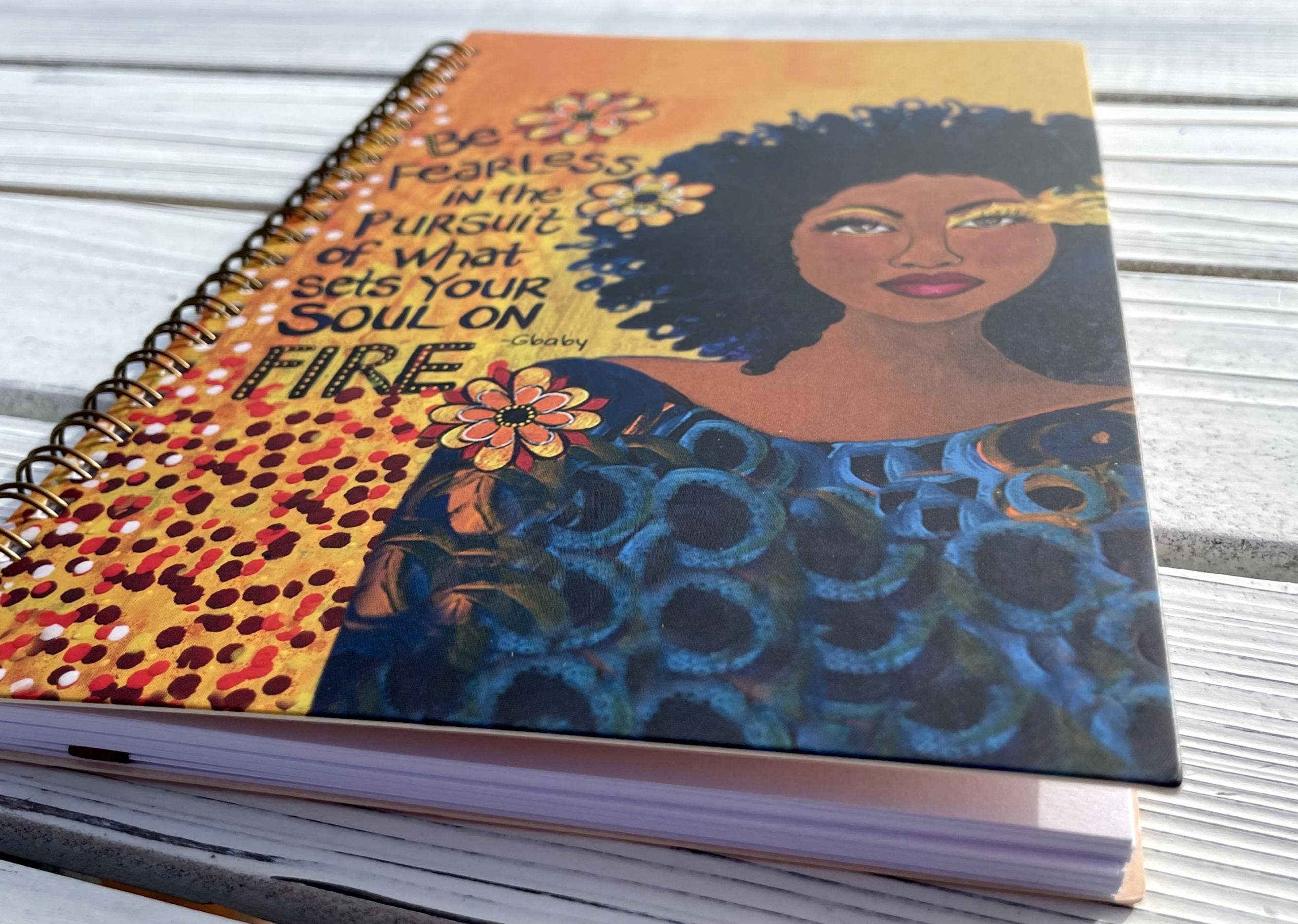 Shades of Color, LLC – wholesale Journal/diary – Wired Journal Soul On Fire2