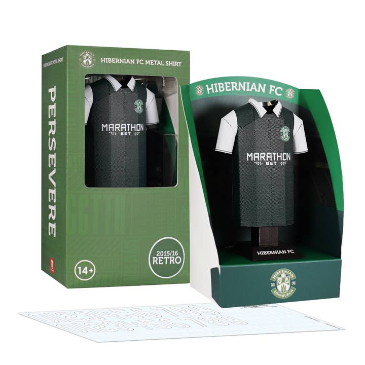 Hibernian FC 2015-16 Retro Metall Hemmatröja för wholesale av Alloy Collectors