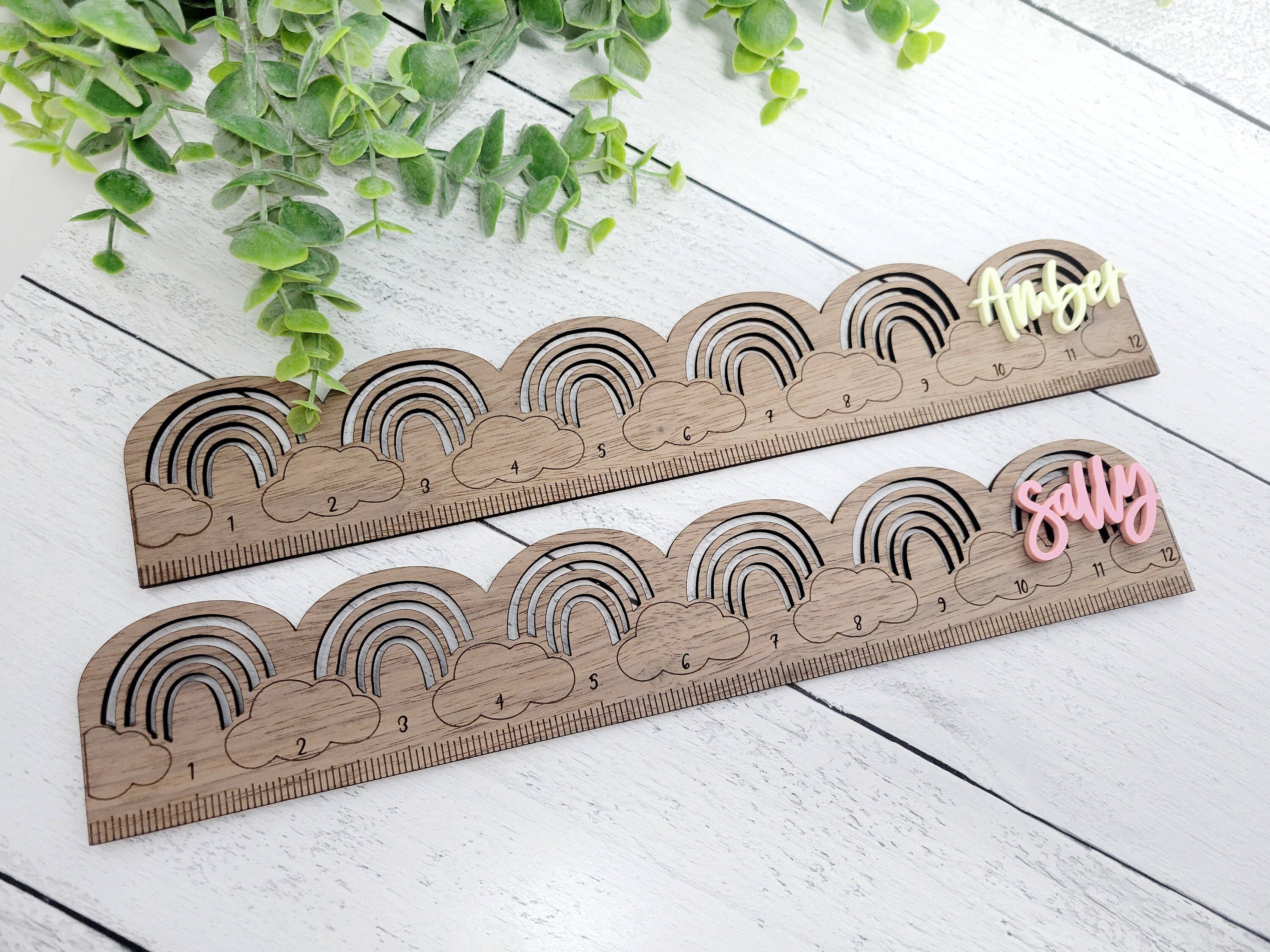 Rosie and Vi – wholesale Ruler – Rainbow Ruler | Teacher Appreciation Gift | Personalized Rul8