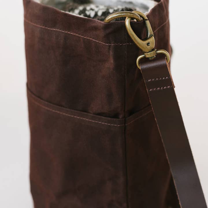 Quince & Co. - Venta al por mayor Material para punto/ganchillo - Bolso tipo cubo de lona encerada8