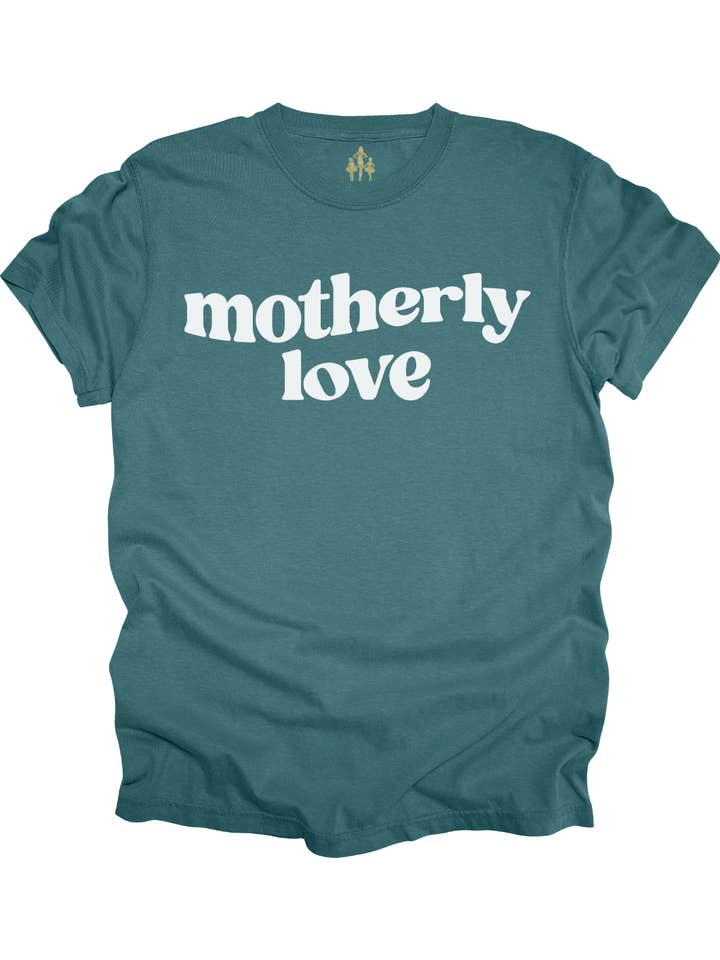 Motherly Love Philly Mom Tee – Women’s Graphic Shirt for wholesale by Mackenzie Madison of Philadelphia