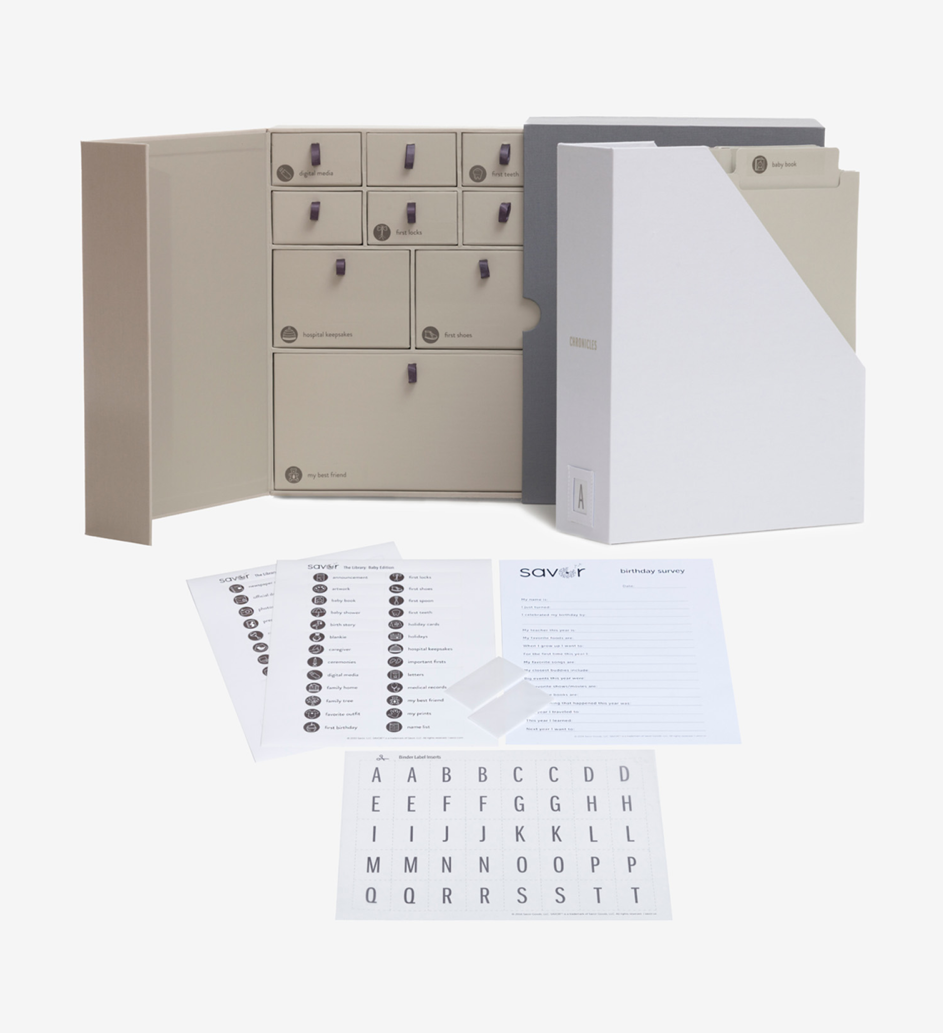 Savor - Wholesale Keepsake Box - Kids & Baby - Deluxe Baby Edition Keepsake Box10