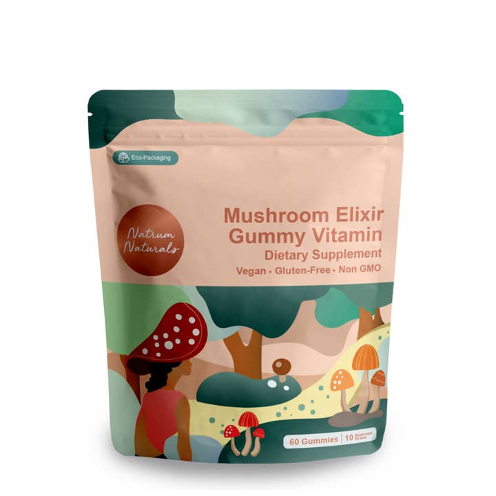 Mushroom Elixir Gummy Vitamin for wholesale by Natrum Naturals
