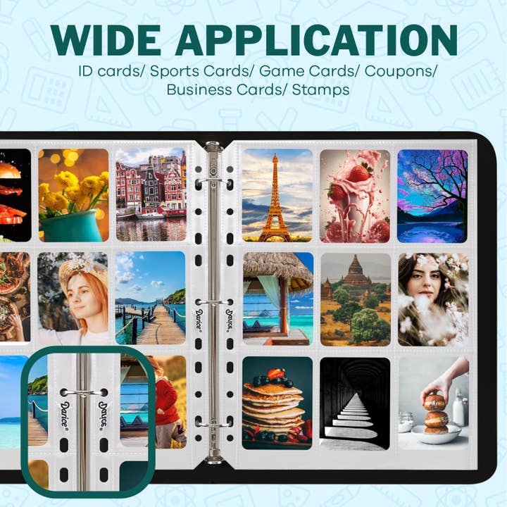 The Toy Group - Vente Classeurs - Darice - Protège-feuilles à 9 pochettes - 50 feuilles 3