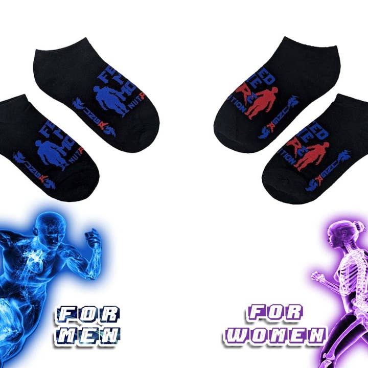 Calcetines hasta el tobillo Feed Me More Nutrition Hungry para venta al por mayor de Feed Me More Nutrition