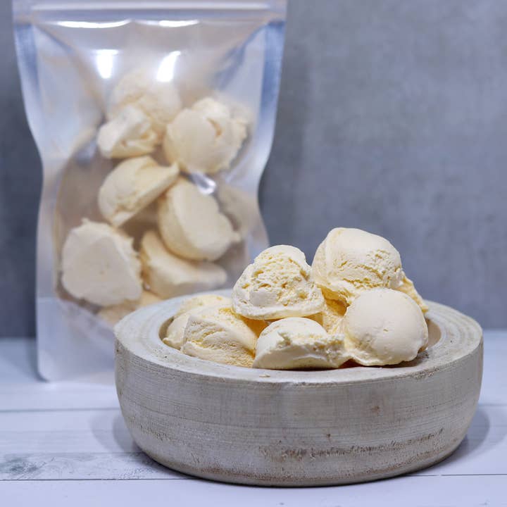 Homesteading in Ohio LLC - Wholesale Ice Cream/Sorbet - Freeze Dried Vanilla Ice Cream Space Ice Cream Astronaut