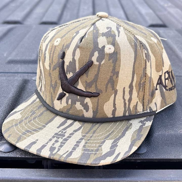 American Flyway Waterfowl - Wholesale Baseball Cap - Kids - Youth Old Rope Original Bottomland Mossy Oak Hats