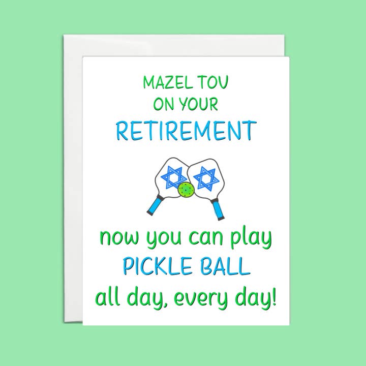 Retirement Pickleball for wholesale by The Simcha Store
