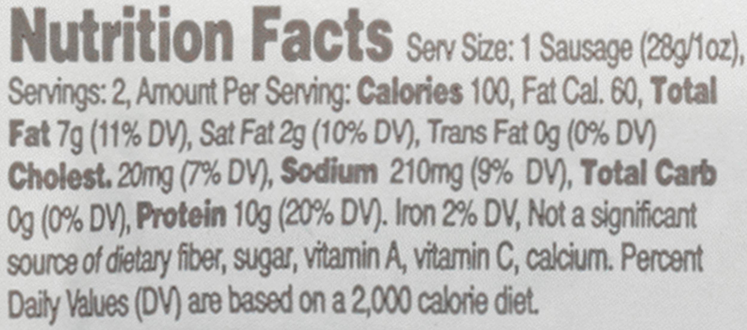 Dietz & Watson - Wholesale Sausage - Dietz & Watson Smoked Turkey Landjaeger Sticks, 2 oz2