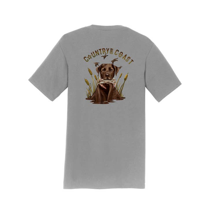 Fall Dog & Crab Tee for wholesale by Country & Coast