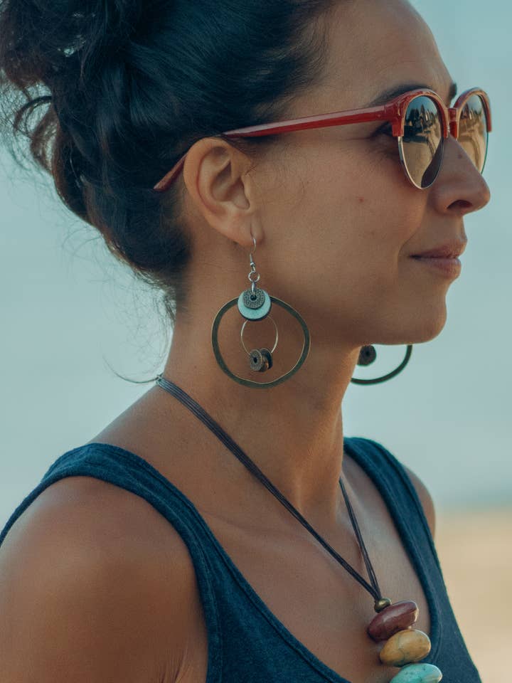 GINGA EARRINGS for wholesale by Raku