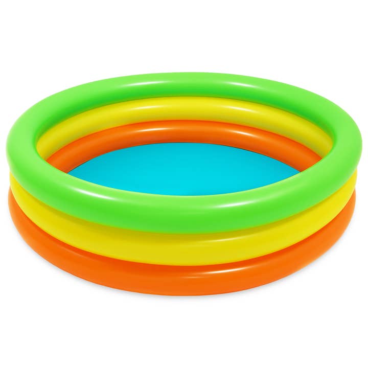 40 In Kids Pool Round Non-Inflated-Green,Yellow,OrangeGold for wholesale by Cota Global