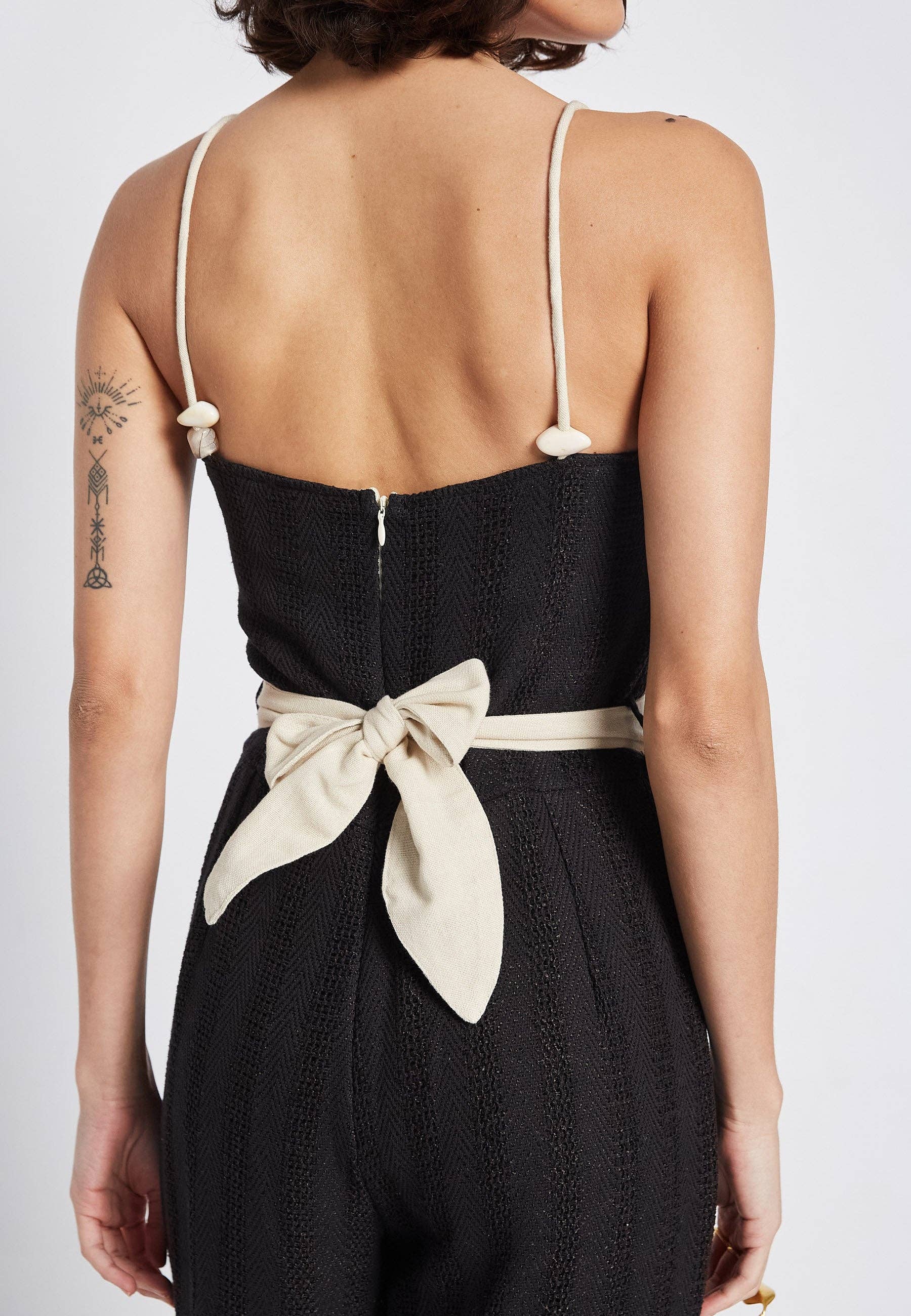 Be Sunset – wholesale Jumpsuit - Dam – Soleil Mai svart jumpsuit8