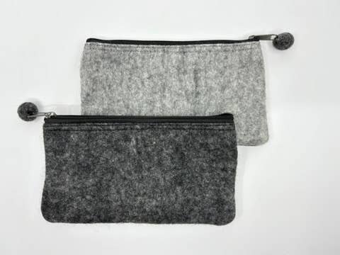 Fibres of Life - Wool & Felt - Wholesale Pouch - Women's - 2-Tone Medium Organizer Pouch - Bundle of 205