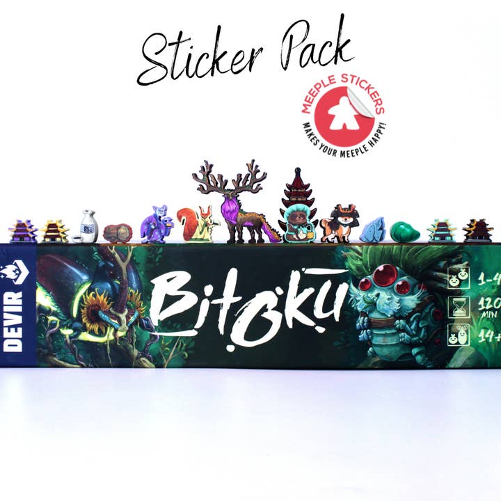 Conjunto de Pegatinas Bitoku para venta al por mayor de Meeple Stickers