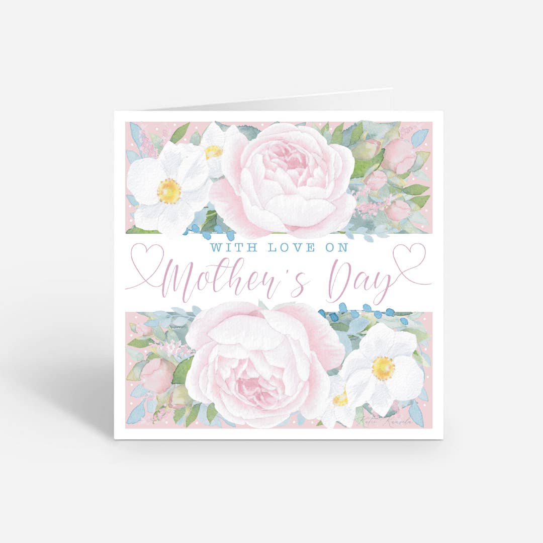 Rosenheart - Wholesale Mother's Day Card - Calligraphy with Flowers Mother's Day Card
