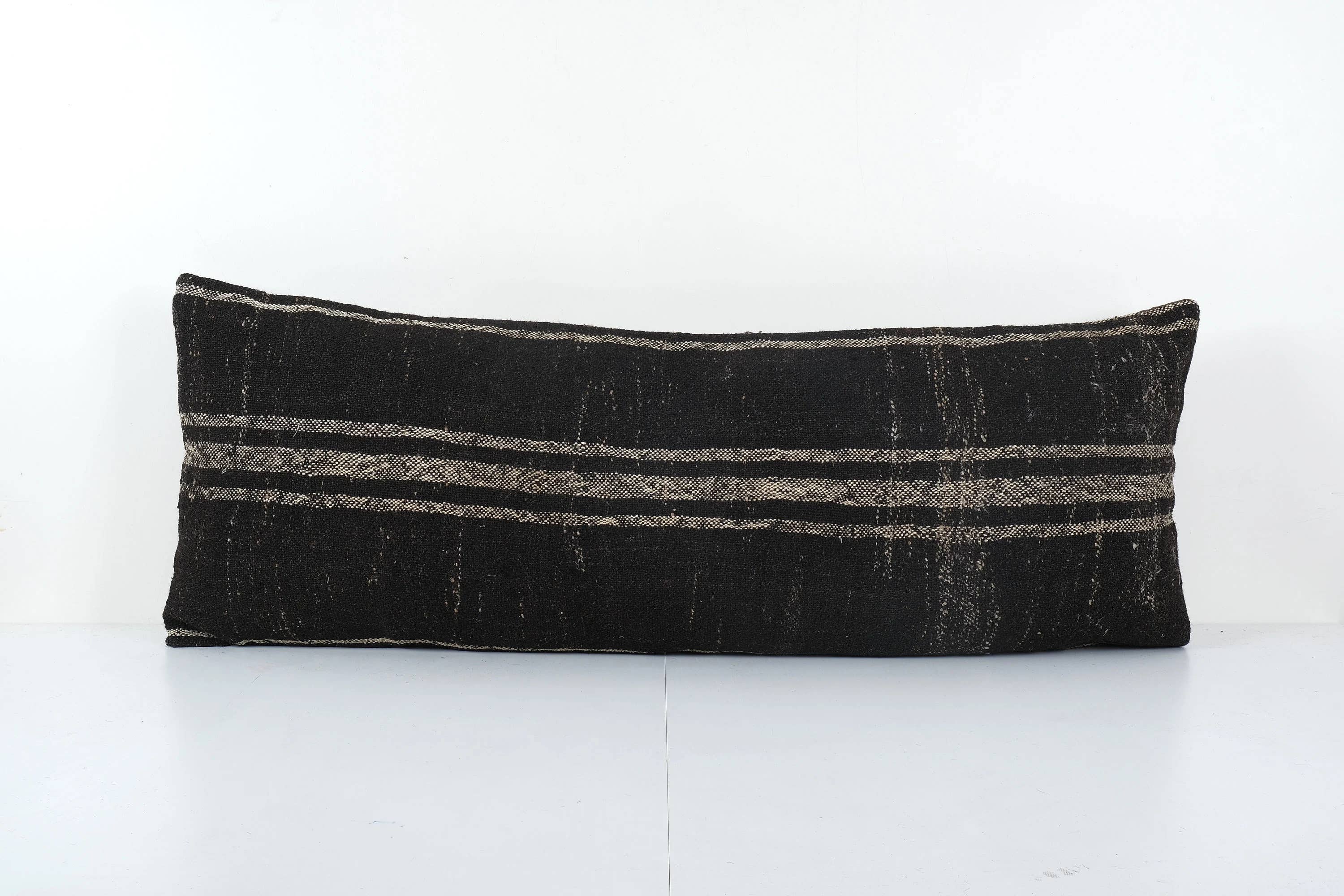 Vintage Pillows Store - Wholesale Throw Pillow Cover - Goat Hair Organic Long Bedding Kilim Pillow Cover, Tribal 0