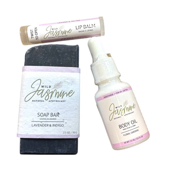 Small Gift Bag - Lavender for wholesale by Wild Jasmine Natural Apothecary