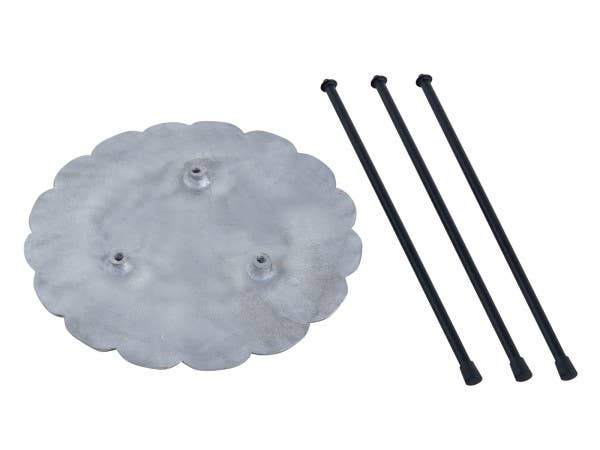 Voglrieder – Engroshandel Tebord – Sidebord metal dekorativt bord Hilton ø 35 x H 46 cm rund A23