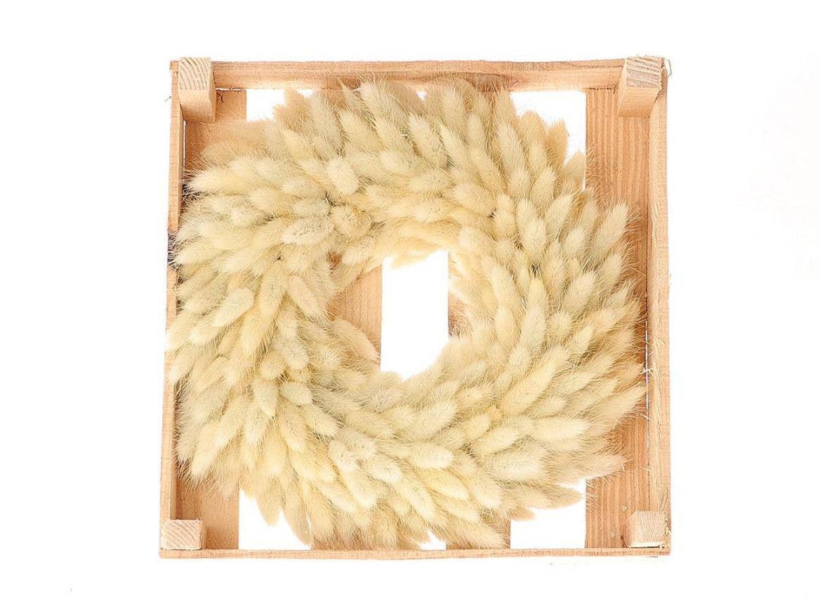 Dutch Flower Studio – wholesale Wreath – Wreath - dried flowers - lagurus - decoration1