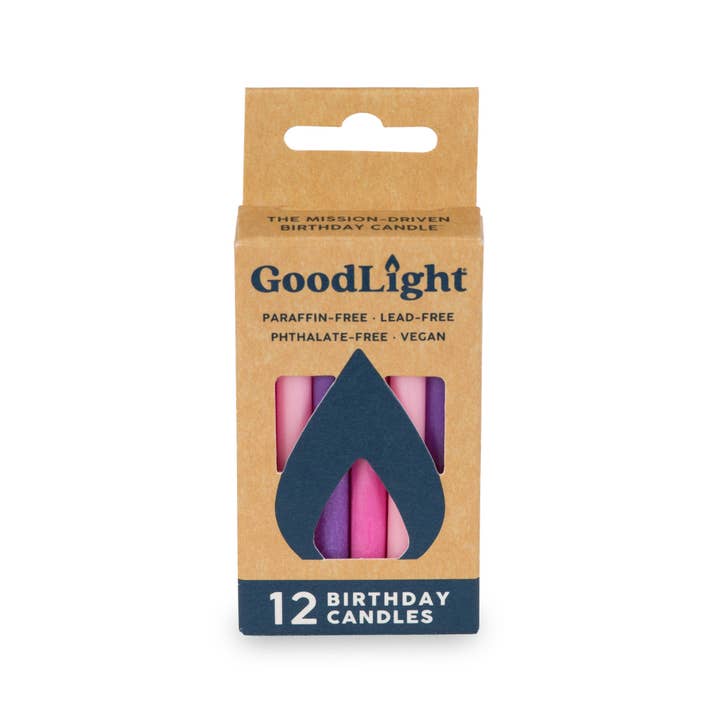 GoodLight Natural Candles - Wholesale Cake Candle - Birthday Candles | 12-Count Box
