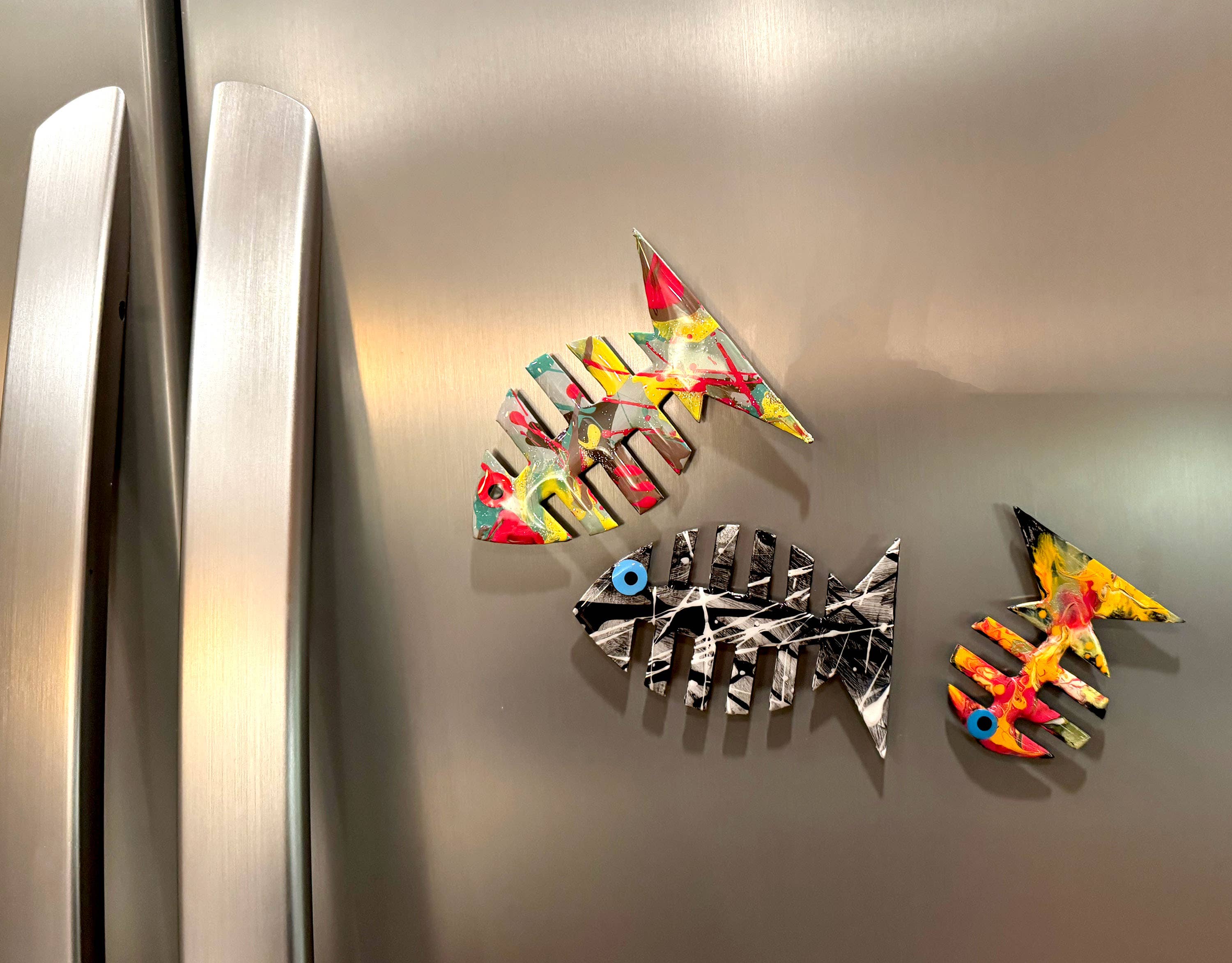 Cuccia Co. - Wholesale Magnet - Friends Fish Magnets, The Elements (earth, air, fire, water)6