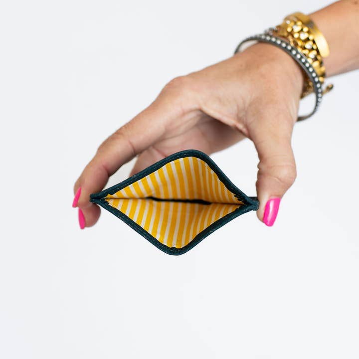 KORK & Inspired by KORK - Wholesale Card Holder - Women's - Cork Credit Card Holder -Dark Teal2