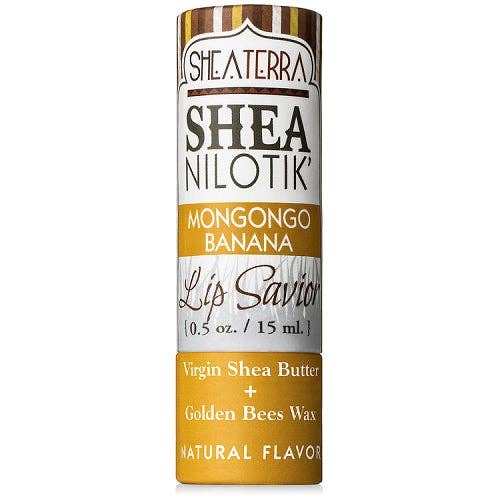 Shea Nilotik' Lip Savior MONGONGO BANANA for wholesale by Shea Terra Organics