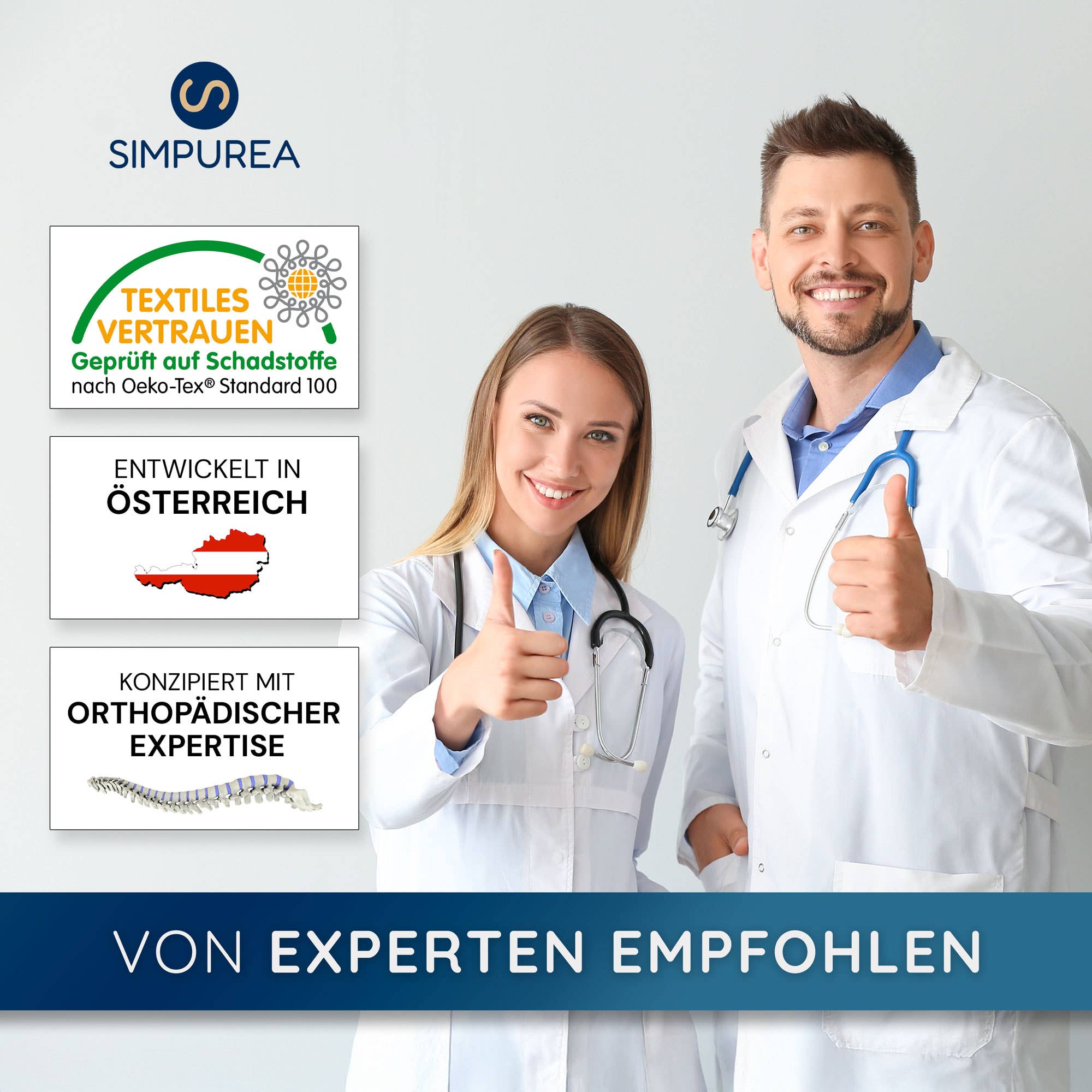 Simpurea - Vente Oreillers - Oreiller orthopédique « Panda »8