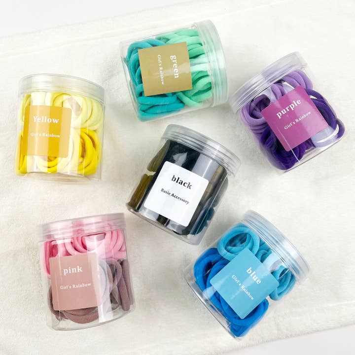 50pcs candy-colored towel ring set high elastic hair ties and other Purchase Wholesale knekki. Free Returns & Net 60 Terms on Faire trending on Faire.