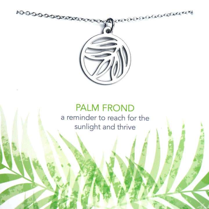 Collier à franges de palme pour la vente par Melissa Lew